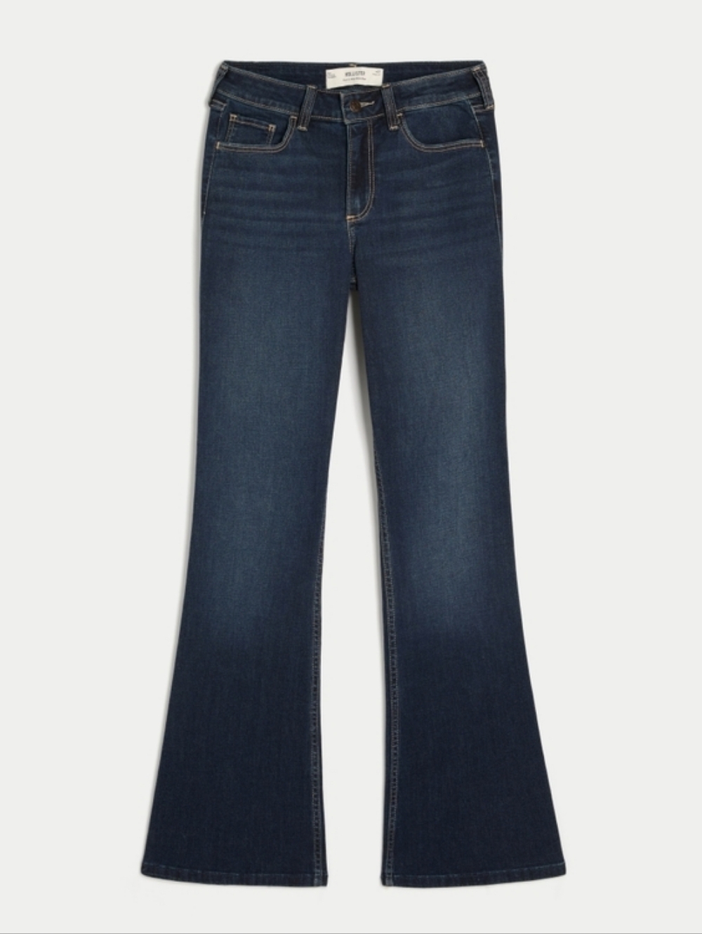 Hollister  Mid-Rise Dark Wash Boot Jeans